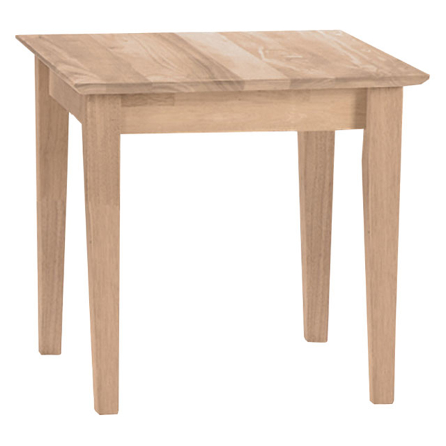SHAKER END TABLE 22X21X25